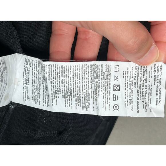 Emporio Armani EA7 Full ZIP SWEATSHIRT Black Sz S Comfort Casual Jacket Mens - Picture 16 of 16